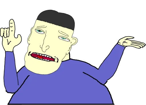 Стикер 😒 из набора Wojac Chaos