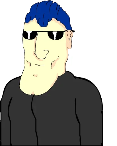 Стикер 😎 из набора Wojac Chaos