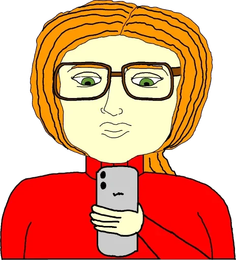 Стикер 🤓 из набора Wojac Chaos
