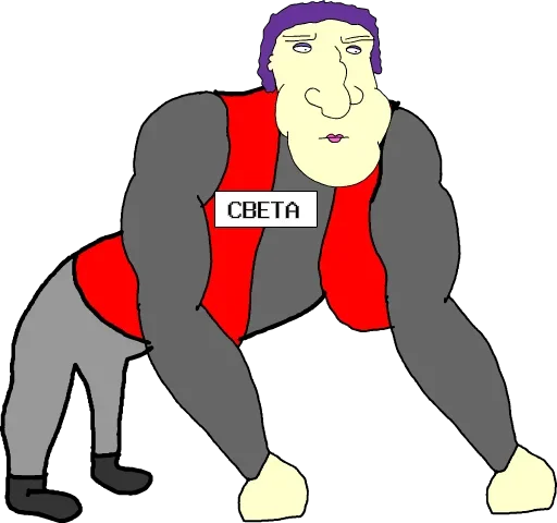 Стикер 🤸‍♀️ из набора Wojac Chaos