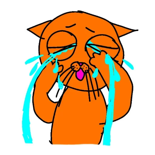 Стикер 😭 из набора Lottie🩷