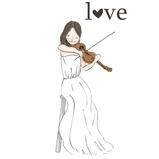 Стикер 🎻 из набора Lovely Moments