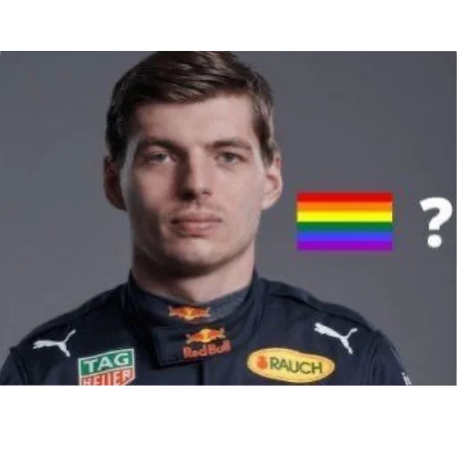 Стикер 😀 из набора Max Verstappen