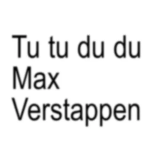 Стикер 👍 из набора Max Verstappen