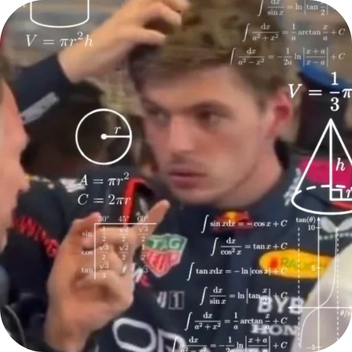 Стикер 🤓 из набора Max Verstappen