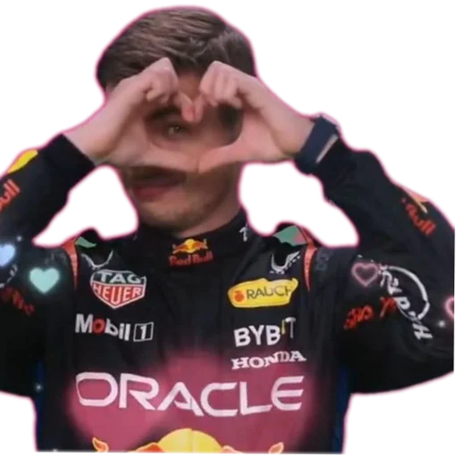 Стикер ❤ из набора Max Verstappen