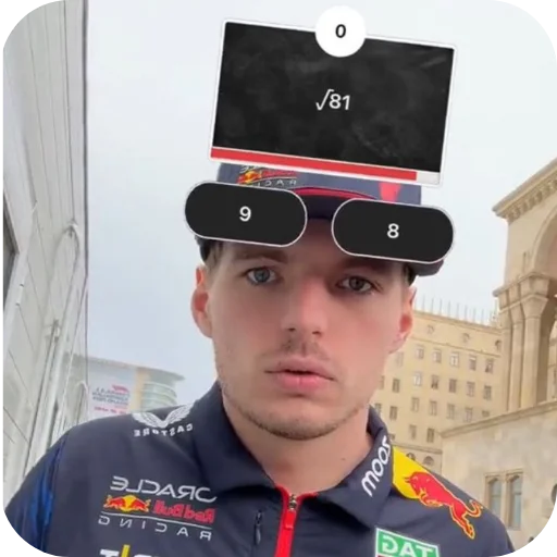 Стикер 🥽 из набора Max Verstappen