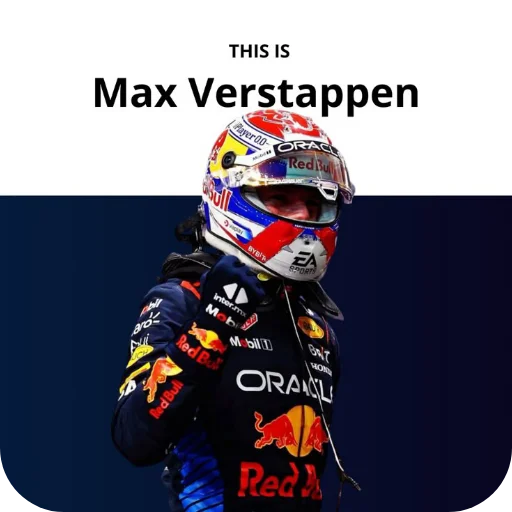 Стикер ⛑ из набора Max Verstappen