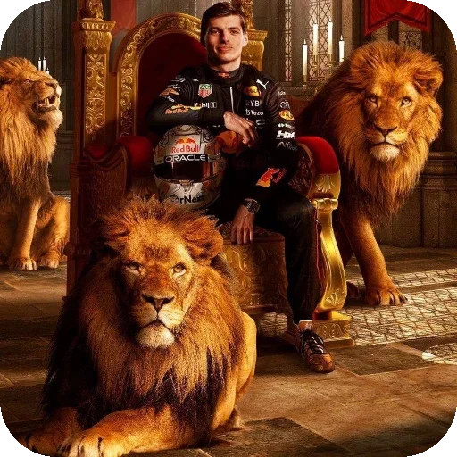 Стикер 🦁 из набора Max Verstappen