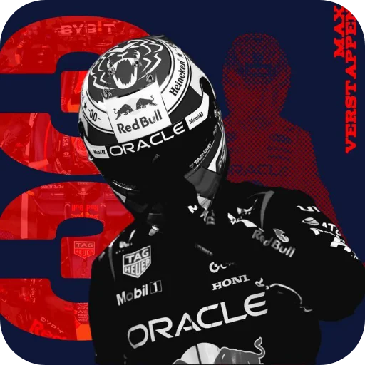 Стикер ⛑ из набора Max Verstappen