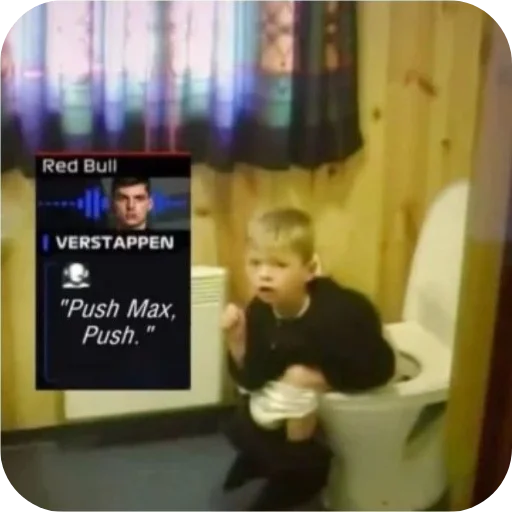 Стикер 🛋 из набора Max Verstappen