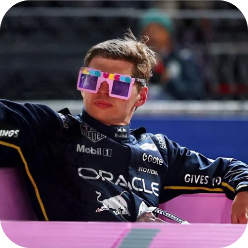 Стикер 🥽 из набора Max Verstappen