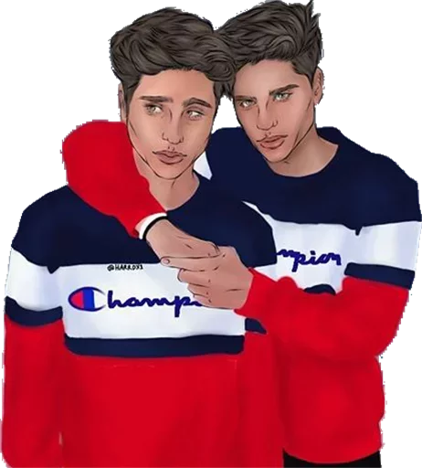 Стикер 😛 из набора Men and Guys