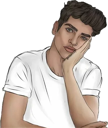 Стикер 🤗 из набора Men and Guys
