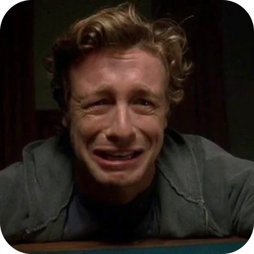 Стикер 😭 из набора Patrick Jane | More