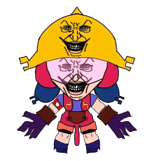 Стикер 👹 из набора Brawl Stars Characters