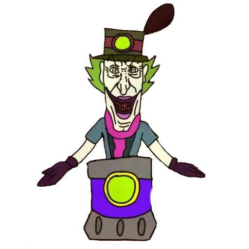 Стикер 👹 из набора Brawl Stars Characters