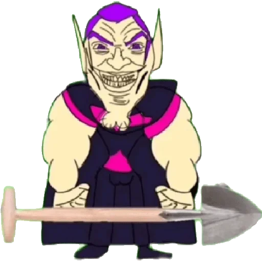 Стикер 👹 из набора Brawl Stars Characters