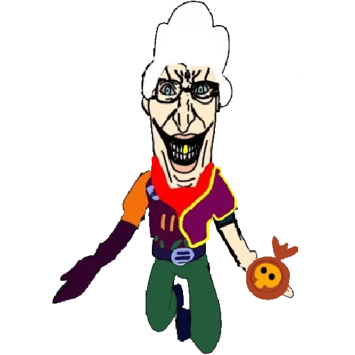 Стикер 👹 из набора Brawl Stars Characters