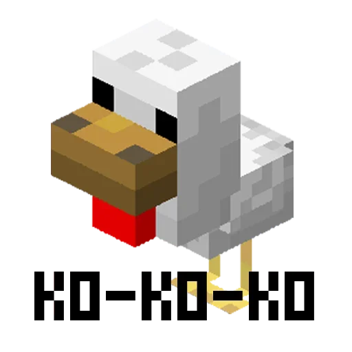 Стикер 😝 из набора Minecraft