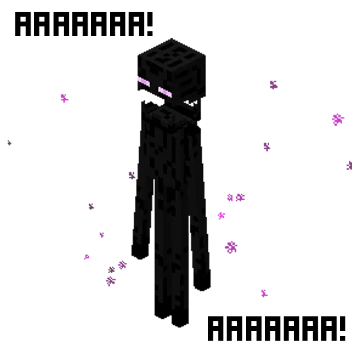 Стикер 😮 из набора Minecraft