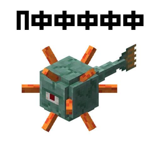 Стикер 😕 из набора Minecraft