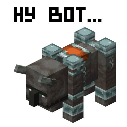 Стикер 💁‍♂️ из набора Minecraft