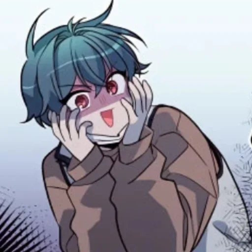 Стикер 💫 из набора Anime boys
