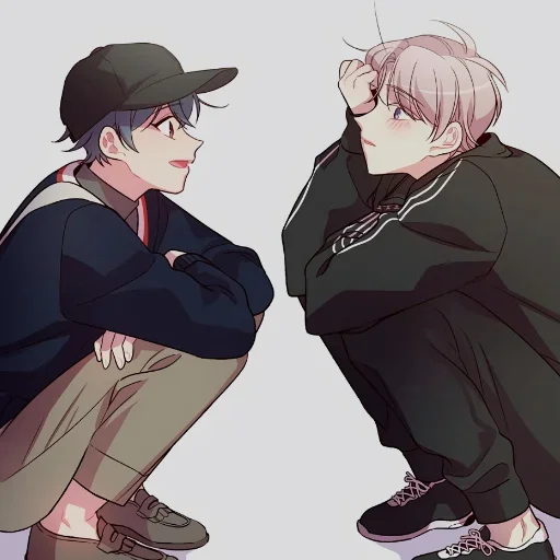 Стикер 💫 из набора Anime boys