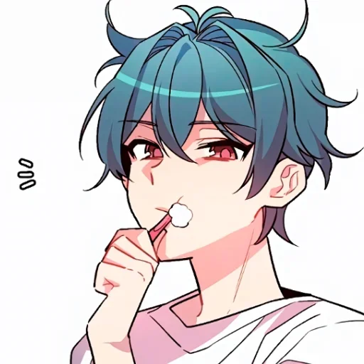 Стикер 💫 из набора Anime boys