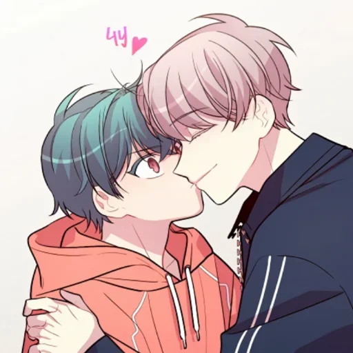 Стикер 💕 из набора Anime boys