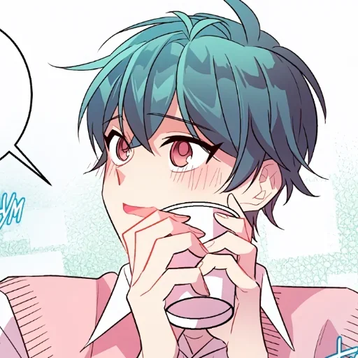 Стикер 💕 из набора Anime boys