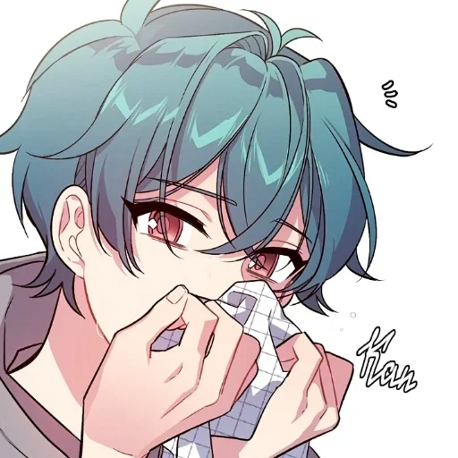 Стикер 💫 из набора Anime boys