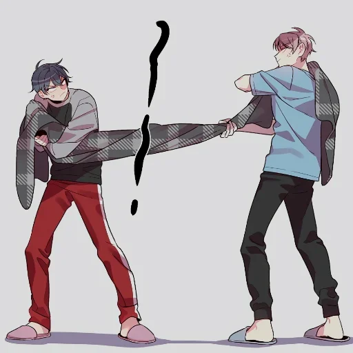 Стикер 💫 из набора Anime boys