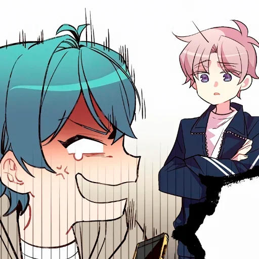 Стикер 💫 из набора Anime boys