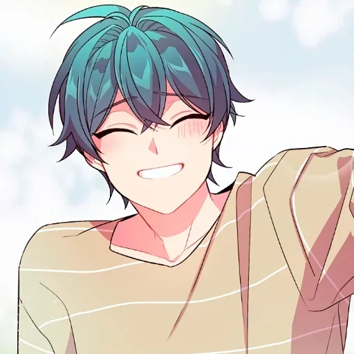 Стикер 💫 из набора Anime boys