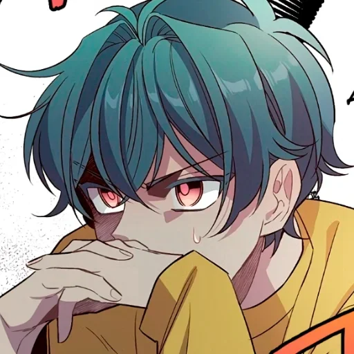 Стикер 💫 из набора Anime boys
