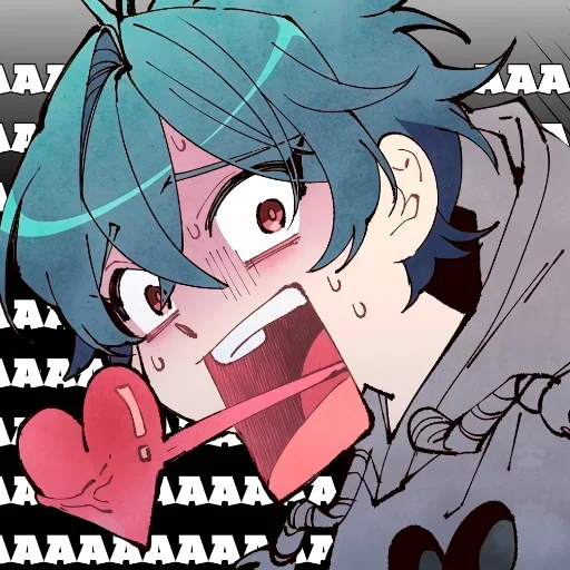 Стикер 💫 из набора Anime boys