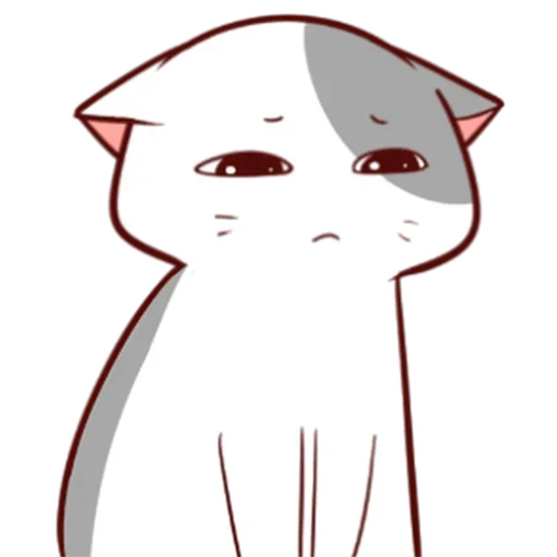 Стикер 😞 из набора Naughty Kitty