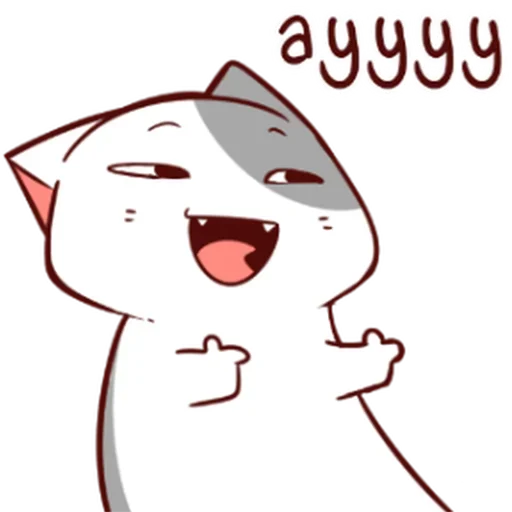 Стикер 😏 из набора Naughty Kitty