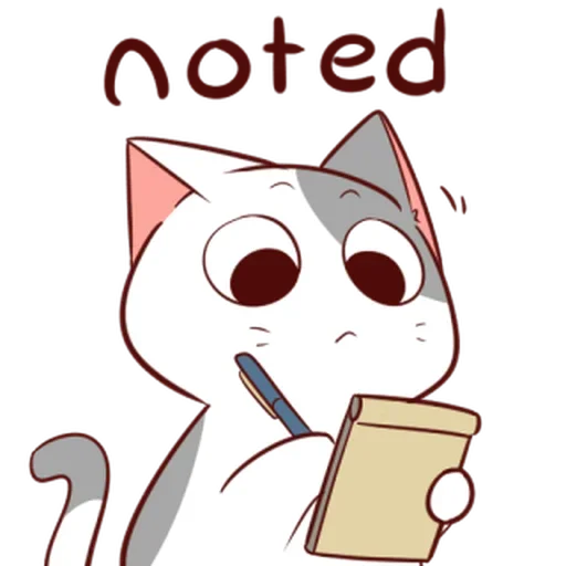 Стикер ✍️ из набора Naughty Kitty