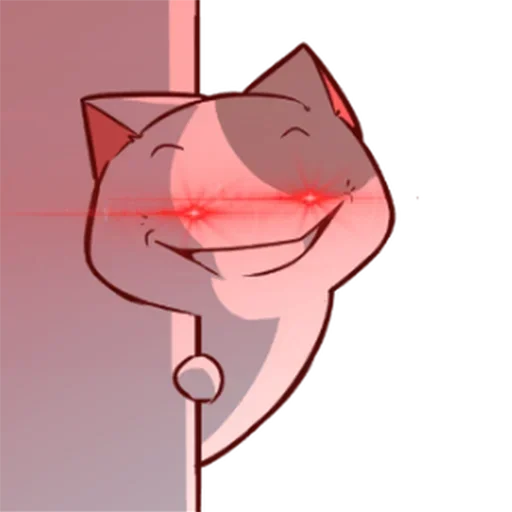 Стикер 😈 из набора Naughty Kitty
