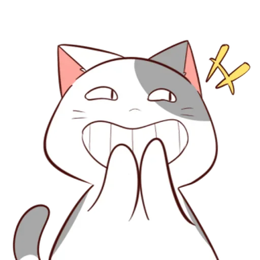 Стикер 😅 из набора Naughty Kitty