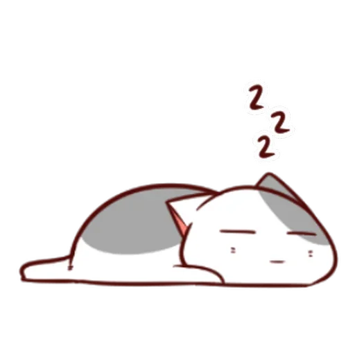 Стикер 😴 из набора Naughty Kitty