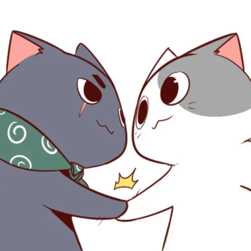 Стикер 🤝 из набора Naughty Kitty