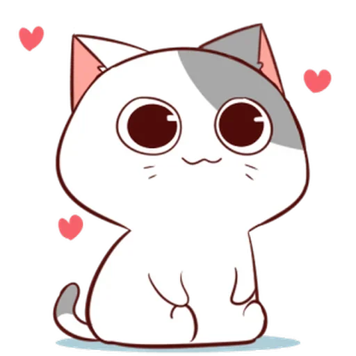 Стикер 🥰 из набора Naughty Kitty