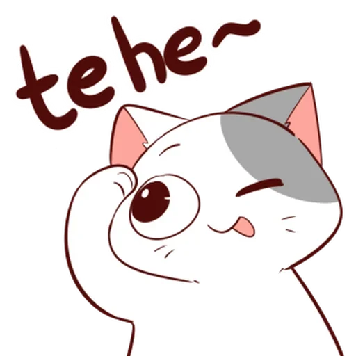 Стикер 🤪 из набора Naughty Kitty