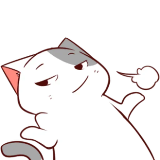 Стикер 🤷‍♂️ из набора Naughty Kitty