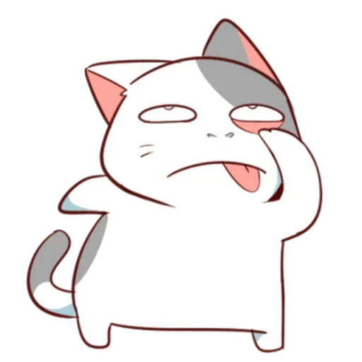 Стикер 🤪 из набора Naughty Kitty