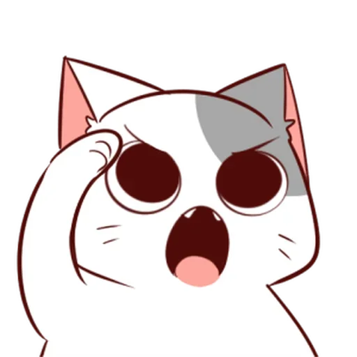 Стикер 🫡 из набора Naughty Kitty